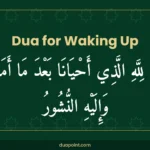 Dua for Waking Up in Arabic – duapoint.com